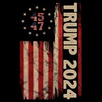 Trump 2024 Election 45 47 Vintage American Flag Mug