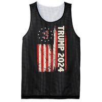 Trump 2024 Election 45 47 Vintage American Flag Mesh Reversible Basketball Jersey Tank