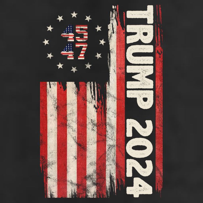 Trump 2024 Election 45 47 Vintage American Flag Hat