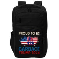 Trump 2024 Election Proud To Be Garbage Vote Trump Presiden Impact Tech Backpack