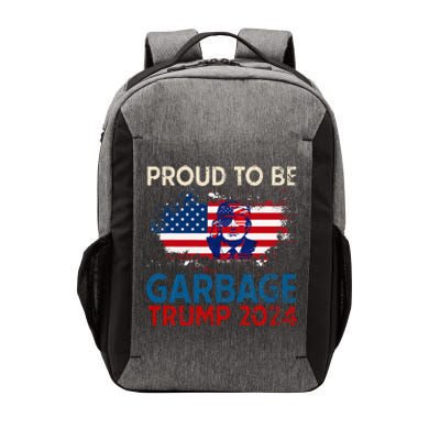 Trump 2024 Election Proud To Be Garbage Vote Trump Presiden Vector Backpack