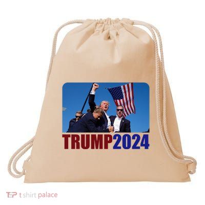 Trump 20247 Election Pennsylvania Rally Shooting Drawstring Bag