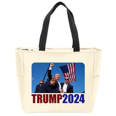 Trump 20247 Election Pennsylvania Rally Shooting Zip Tote Bag