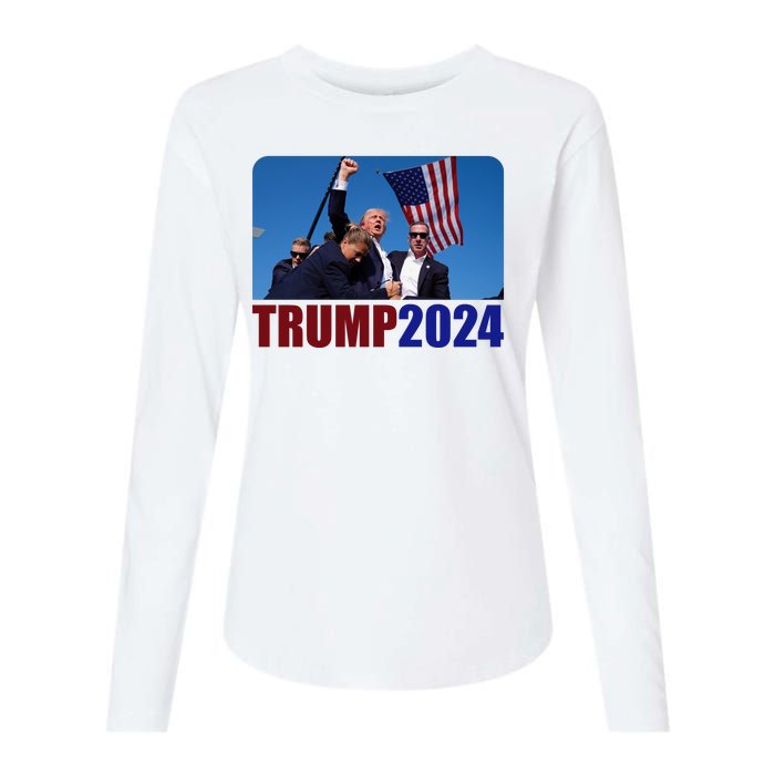 Trump 20247 Election Pennsylvania Rally Shooting Womens Cotton Relaxed Long Sleeve T-Shirt