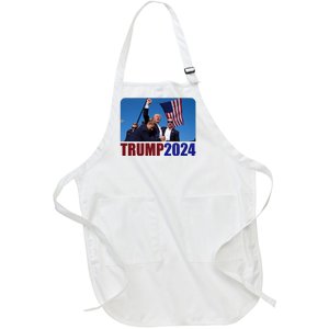 Trump 20247 Election Pennsylvania Rally Shooting Full-Length Apron With Pockets