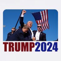 Trump 20247 Election Pennsylvania Rally Shooting Button