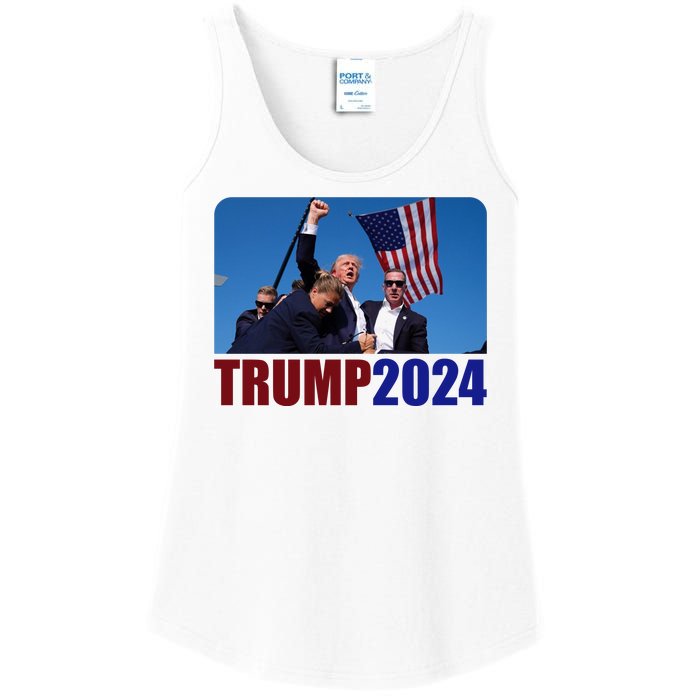 Trump 20247 Election Pennsylvania Rally Shooting Ladies Essential Tank