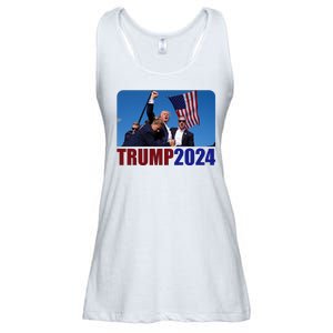 Trump 20247 Election Pennsylvania Rally Shooting Ladies Essential Flowy Tank