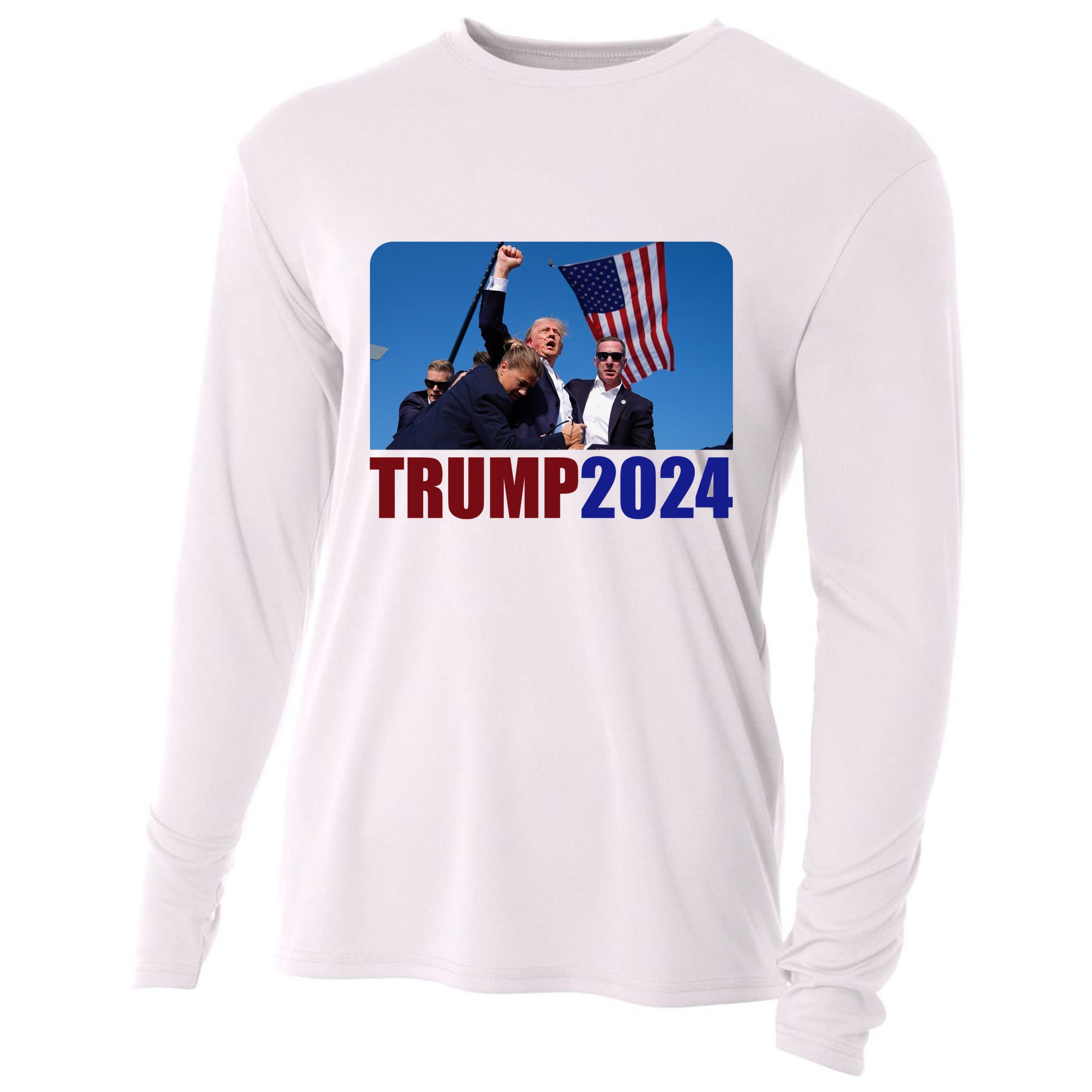 Trump 20247 Election Pennsylvania Rally Shooting Cooling Performance Long Sleeve Crew