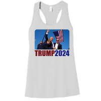 Trump 20247 Election Pennsylvania Rally Shooting Women's Racerback Tank