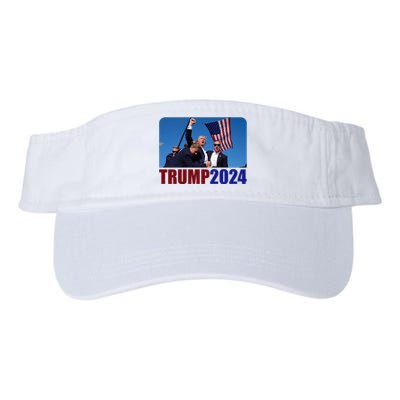 Trump 20247 Election Pennsylvania Rally Shooting Valucap Bio-Washed Visor