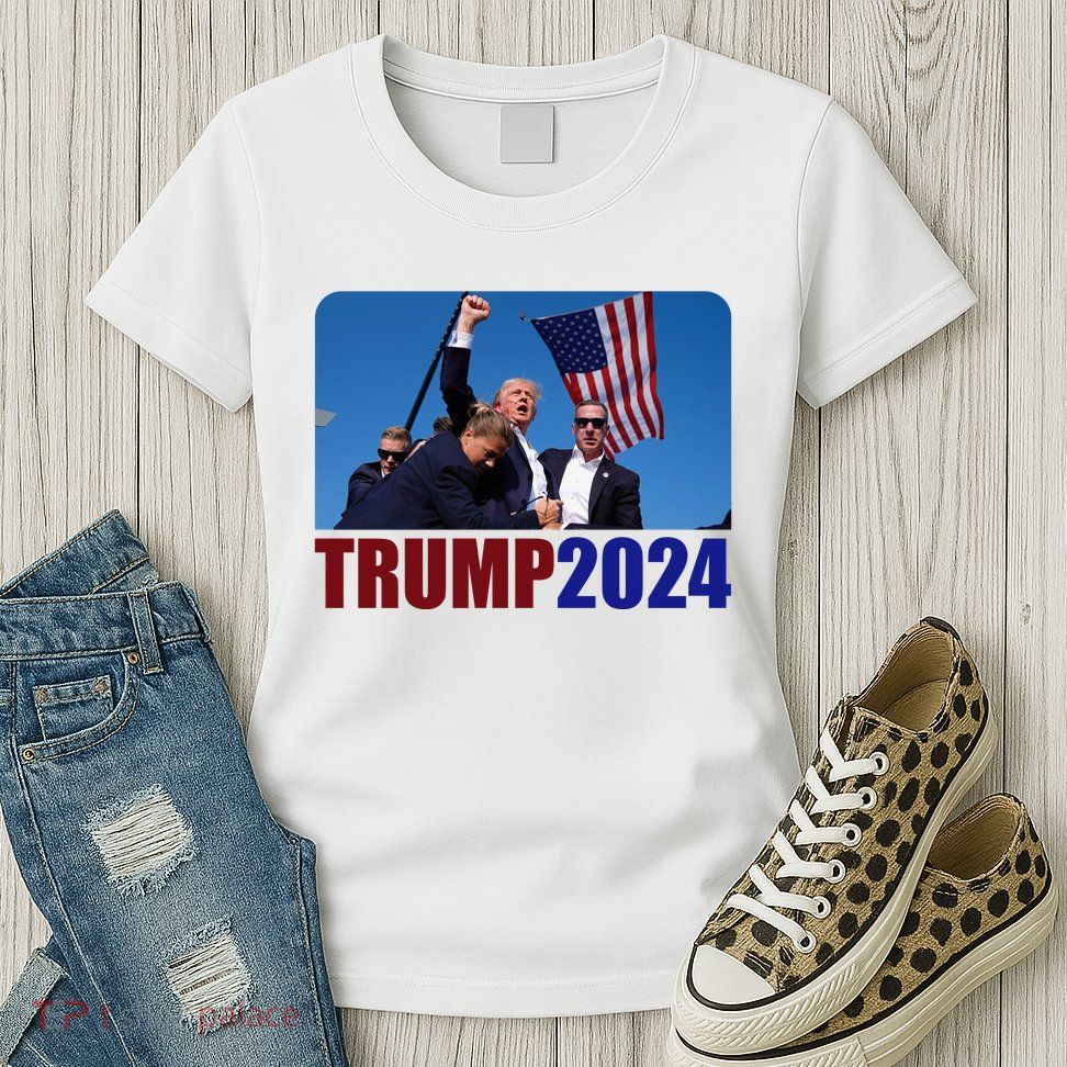 Trump 20247 Election Pennsylvania Rally Shooting Womens T-Shirt