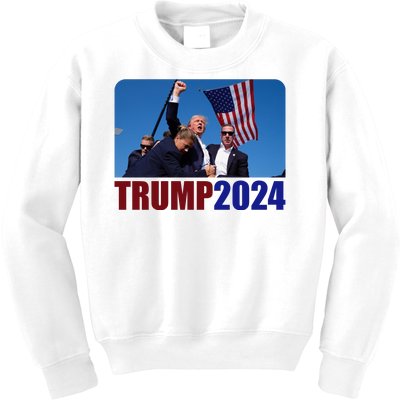 Trump 20247 Election Pennsylvania Rally Shooting Kids Sweatshirt