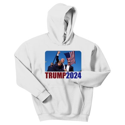 Trump 20247 Election Pennsylvania Rally Shooting Kids Hoodie