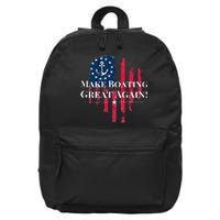 Trump 2024 Election American Flag Anchor 16 in Basic Backpack