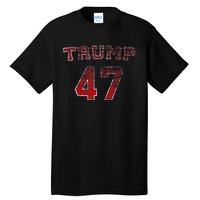 Trump 2024 Election 47 Victory Win President Inauguration Tall T-Shirt