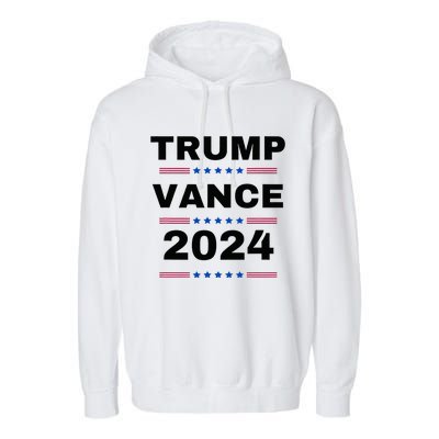 Trumpvance 2024 Election 2024 Trump For President Garment-Dyed Fleece Hoodie