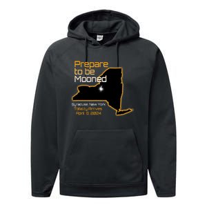 Total 2024 Eclipse Syracuse Ny Prepare To Be Mooned Totality Performance Fleece Hoodie