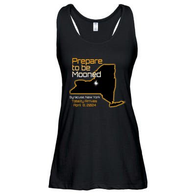 Total 2024 Eclipse Syracuse Ny Prepare To Be Mooned Totality Ladies Essential Flowy Tank