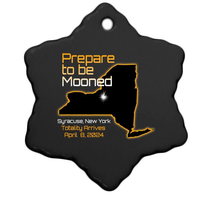 Total 2024 Eclipse Syracuse Ny Prepare To Be Mooned Totality Ceramic Star Ornament