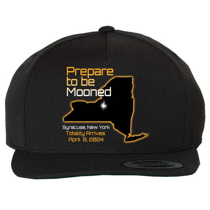 Total 2024 Eclipse Syracuse Ny Prepare To Be Mooned Totality Wool Snapback Cap