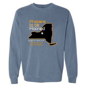 Total 2024 Eclipse Syracuse Ny Prepare To Be Mooned Totality Garment-Dyed Sweatshirt