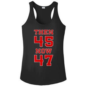 Trump 2024 Election 45 47 Victory Win President Ladies PosiCharge Competitor Racerback Tank