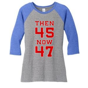 Trump 2024 Election 45 47 Victory Win President Women's Tri-Blend 3/4-Sleeve Raglan Shirt