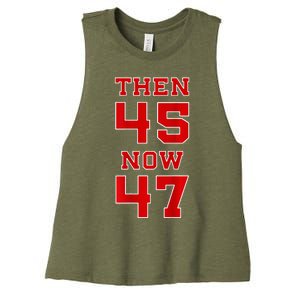 Trump 2024 Election 45 47 Victory Win President Women's Racerback Cropped Tank