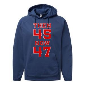 Trump 2024 Election 45 47 Victory Win President Performance Fleece Hoodie