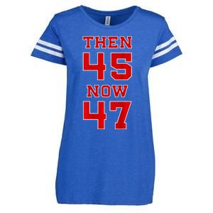 Trump 2024 Election 45 47 Victory Win President Enza Ladies Jersey Football T-Shirt