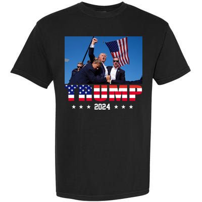 Trump 2024 Election Rally Photo Shooting Pennsylvania Garment-Dyed Heavyweight T-Shirt