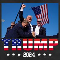Trump 2024 Election Rally Photo Shooting Pennsylvania 7 Panel Mesh Trucker Snapback Hat