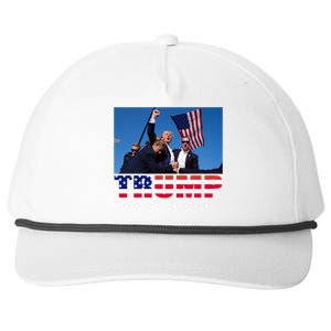 Trump 2024 Election Rally Photo Shooting Pennsylvania Snapback Five-Panel Rope Hat