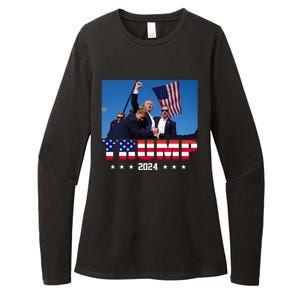 Trump 2024 Election Rally Photo Shooting Pennsylvania Womens CVC Long Sleeve Shirt