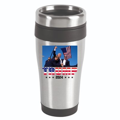 Trump 2024 Election Rally Photo Shooting Pennsylvania 16oz Travel Tumbler