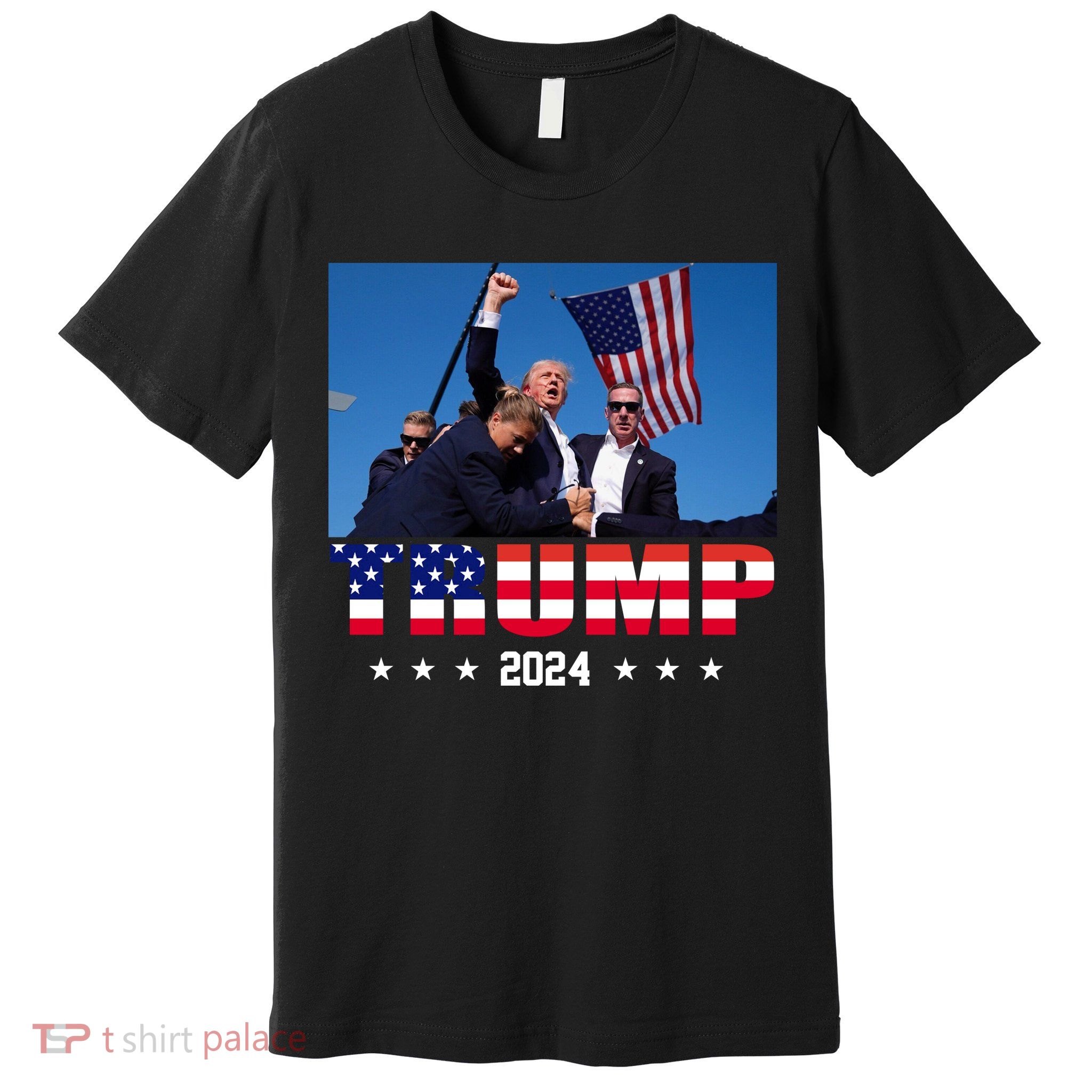 Trump 2024 Election Rally Photo Shooting Pennsylvania Premium T-Shirt