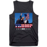 Trump 2024 Election Rally Photo Shooting Pennsylvania Tank Top