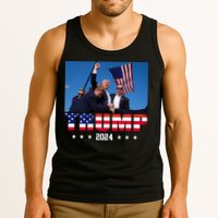 Trump 2024 Election Rally Photo Shooting Pennsylvania Tank Top