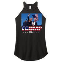 Trump 2024 Election Rally Photo Shooting Pennsylvania Women's Perfect Tri Rocker Tank