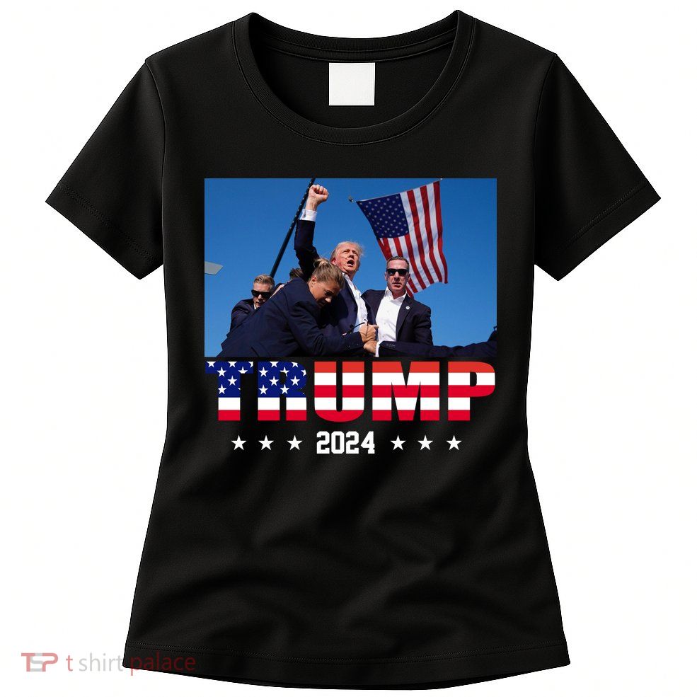 Trump 2024 Election Rally Photo Shooting Pennsylvania Women's T-Shirt