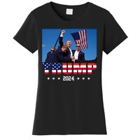 Trump 2024 Election Rally Photo Shooting Pennsylvania Women's T-Shirt