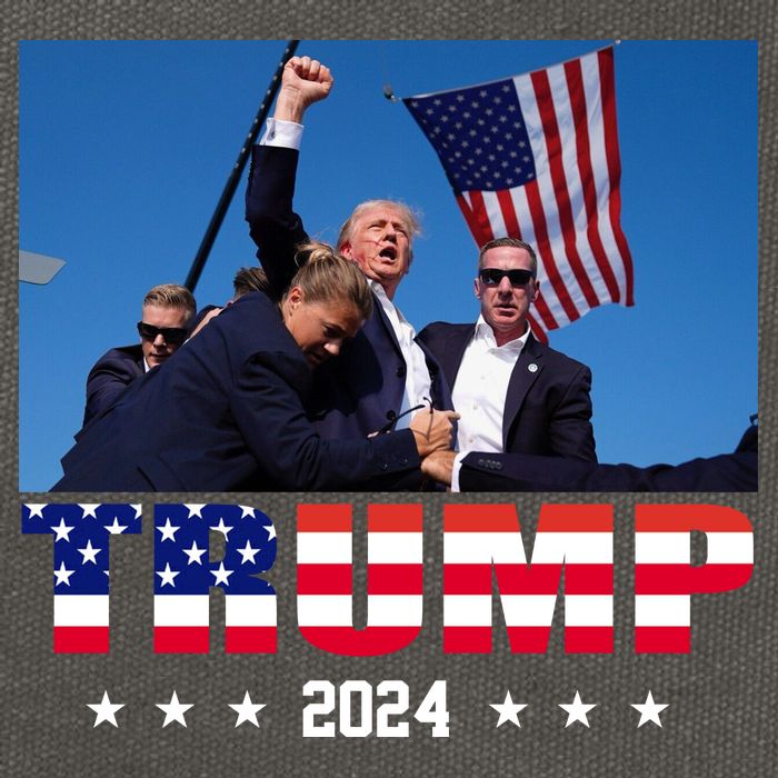 Trump 2024 Election Rally Photo Shooting Pennsylvania Cotton Canvas Backpack
