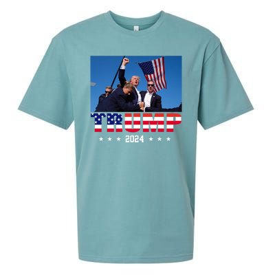 Trump 2024 Election Rally Photo Shooting Pennsylvania Sueded Cloud Jersey T-Shirt