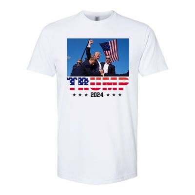 Trump 2024 Election Rally Photo Shooting Pennsylvania Softstyle® CVC T-Shirt