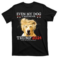 Trump 2024 Even My Dog Is Waiting For Trump 2024 T-Shirt