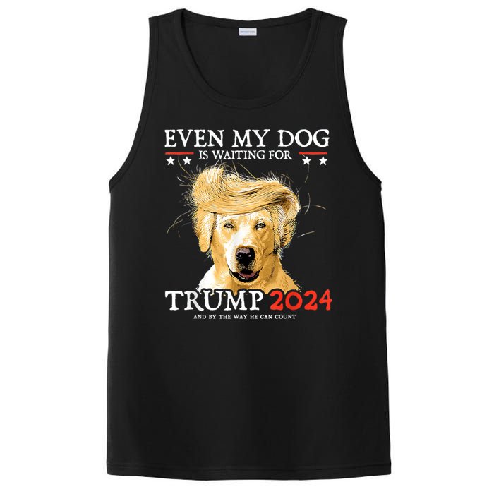 Trump 2024 Even My Dog Is Waiting For Trump 2024 PosiCharge Competitor Tank