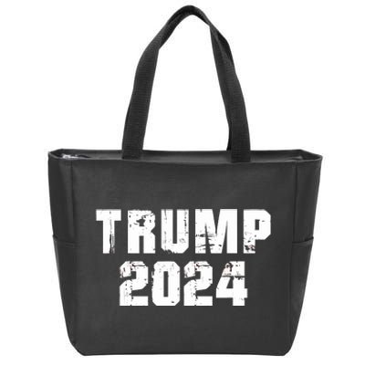 Trump 2024 Election Keep America Great Trump Zip Tote Bag