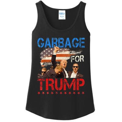 Trump 2024 Election Proud To Be Garbage Vote Trump President Ladies Essential Tank