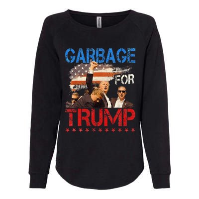 Trump 2024 Election Proud To Be Garbage Vote Trump President Womens California Wash Sweatshirt